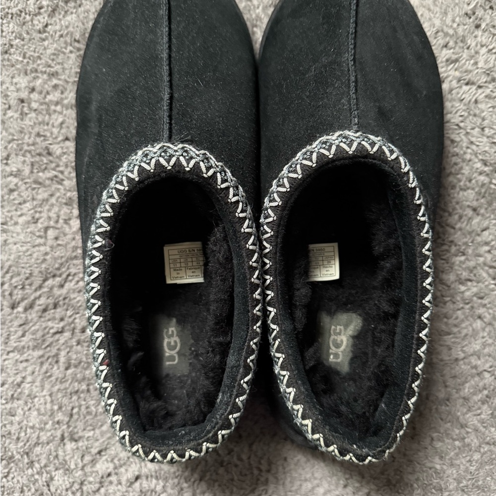 UGG Men's Black Tasmans - Picture 4 of 5
